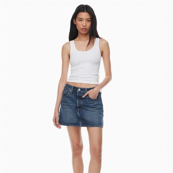 NWT Aritzia Levi’s icon skirt - Picture 1 of 4